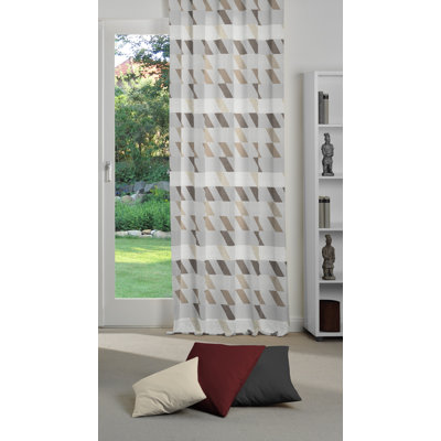Lopez Room Darkening Curtain Single Panel