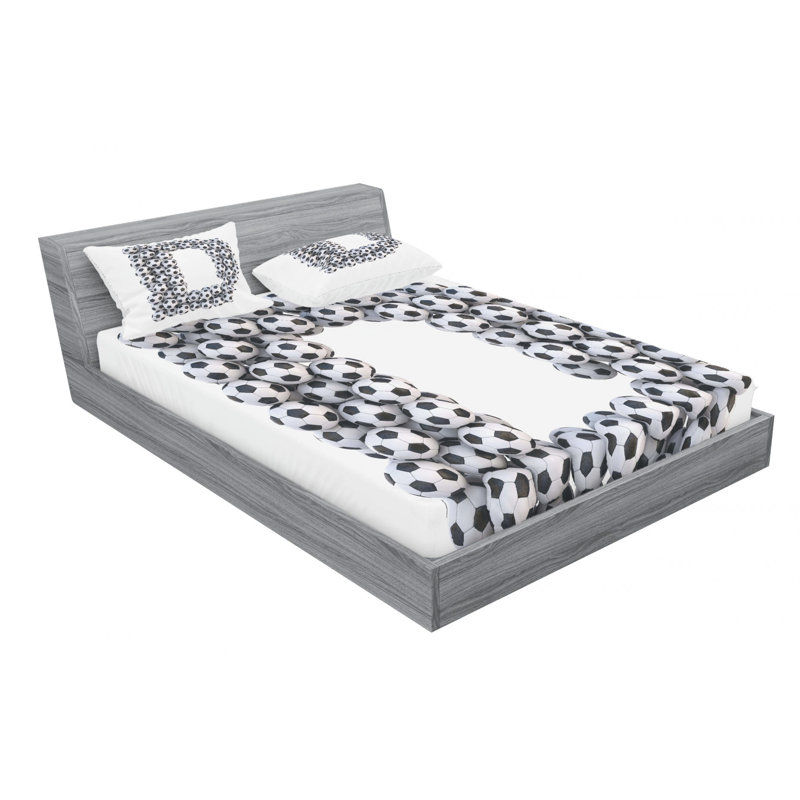 Microfiber Sheet Set, Full Sheet Set with Fitted Sheet, D