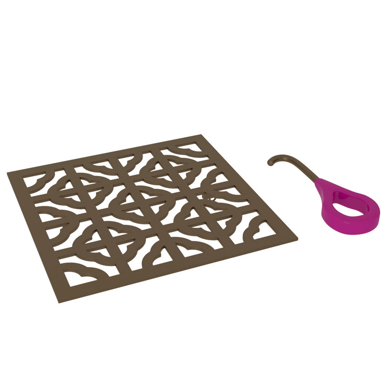 Rohl Petal Decorative Drain Cover, English Bronze