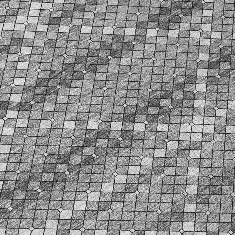 Tapis gris intérieur / extérieur lavable en machine Christain ACN1438, Rectangle 1 pi 8 po x 2 pi 6 po