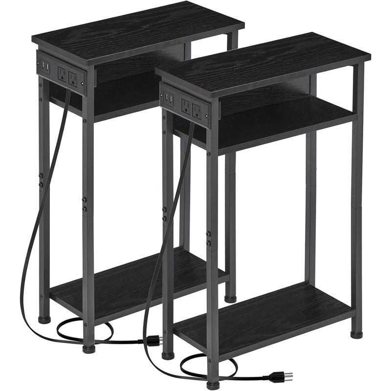Table de chevet Akhilleus, Noir