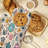 Playful Scribble Art Oven Mitt Cotton Twill