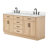 Thornaby 72'' Solid Wood Double Bathroom Vanity with 1.5'' Carrara Quartz Top-1500307766-1500307764