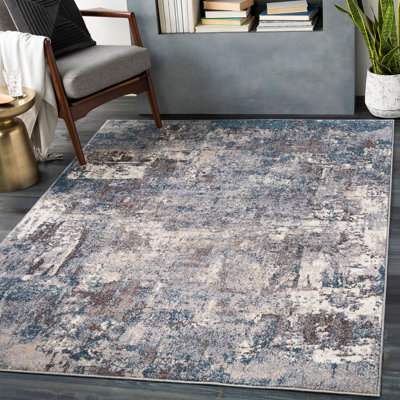 Modern Rug, Abstract Easy to Clean Rug For Living Room, Dining Room, Bedroom, Kitchen