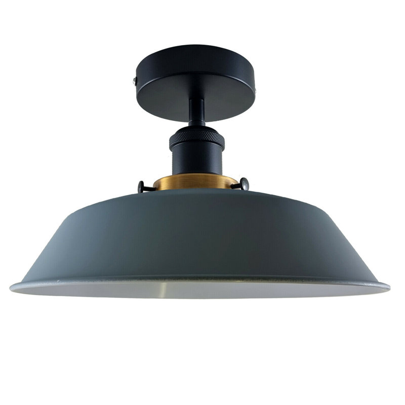 Lederer Flush Mount, Grey