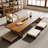 Brown Rectangular Solid Wood Coffee Tables-110480835