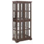 Armoire de rangement antique avec tablettes réglables et stylo
