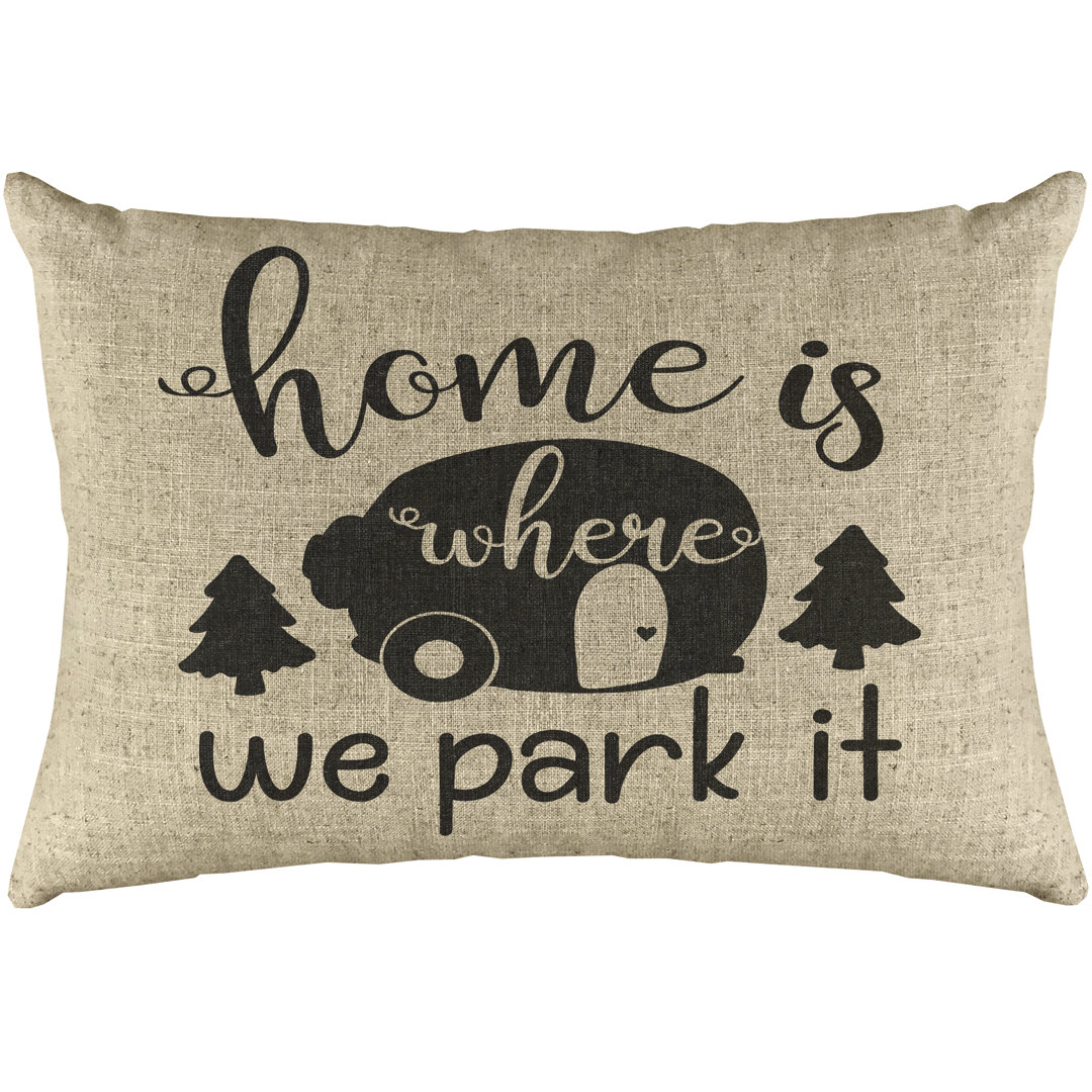  Camper Linen Lumbar Pillow TheWatsonShop