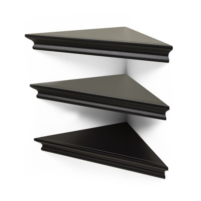 Tablette murale de coin triangle Hemphill