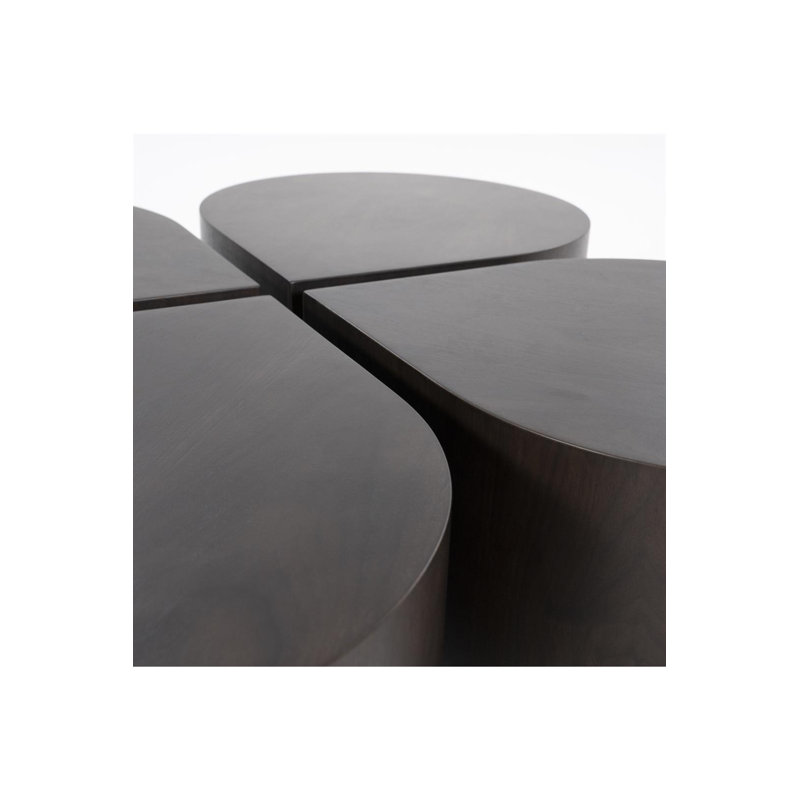 Jules End Table, Dark Brown
