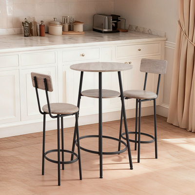 59.99 cm Iron Mini Bar Cabinet