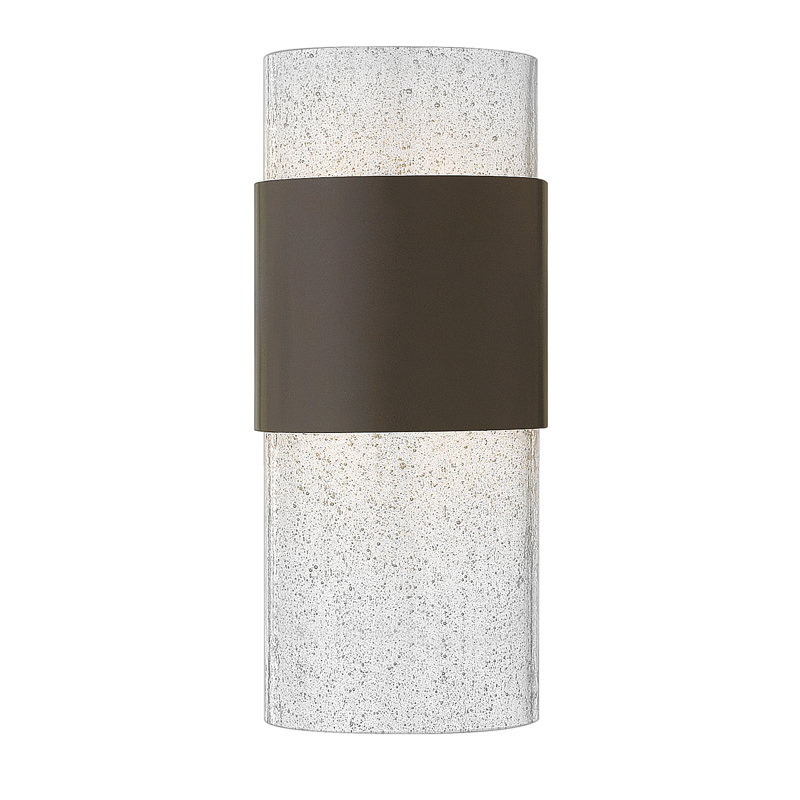 Horizon Outdoor Flush Mount, Buckeye Bronze, 17" H x 5.25" W