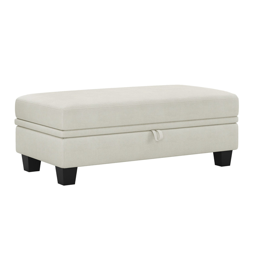 Anjana Bujesily Chenille Large Space Multipurpose Storage Ottoman For Sectional Modular Sofa Couch Also As Single Seat Or Low Table Latitude Run® Body 