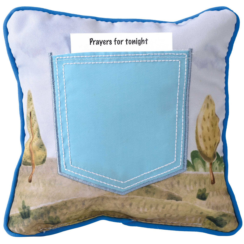 Coussin de prière «Boy God Hears My»