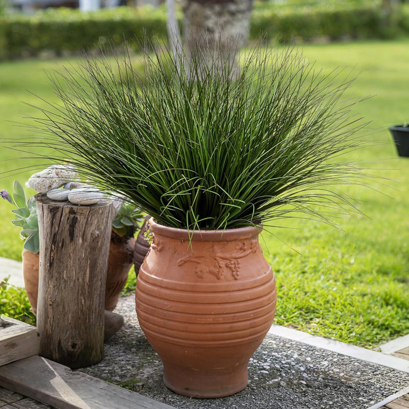 32PCS 17,3 "plantes artificielles herbe de blé verdure ...