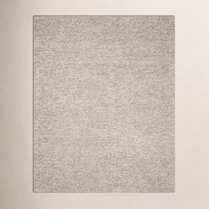 Elle Handmade Beige Rug, Rectangle 8' x 10'