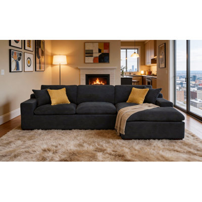 Cloud Sectional Sofa with Deep Seat Sofa