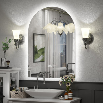 Aevar LED Lighted Wall Mirror