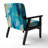 Berdahl Marble Upholstered Armchair-463376199-424907466