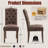 Luxurious Dining Chair Modern Button-Tufted Parsons Chair For Dining Room & Kitchen, Upholstered & Padded Seat For Extra Comfort-1051475950