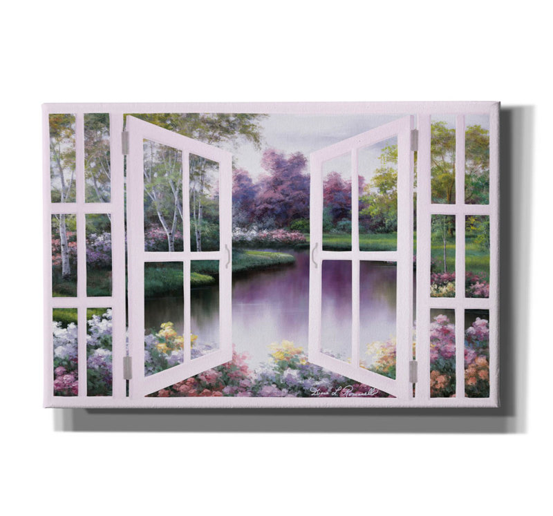 «Springtime Symphony Door» par Diane Romanello, H 12 po x l 18 po