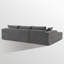 Canapé modulaire en L Chenille-680483149