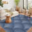 Saminah Washable Abstract Machine Woven Polyester Area Rug in Blue-1845848694