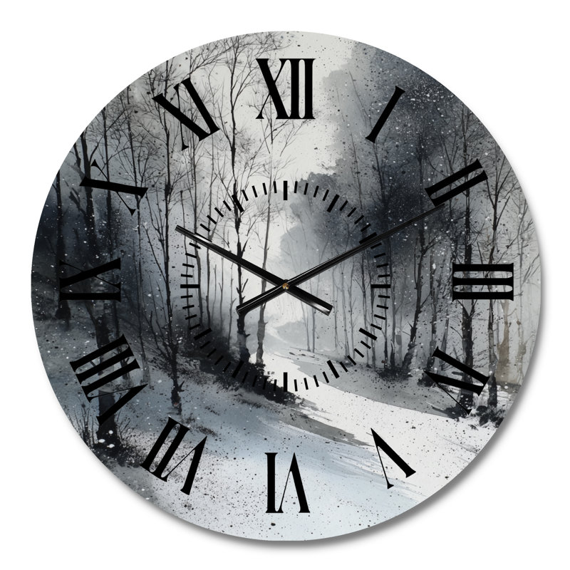 Horloge murale silencieuse Winter, Petit