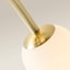 Adael Glass Semi Flush Mount-152484597-156530417