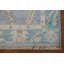 Tapis oriental géométrique Oushak noué à la main 2 x 4