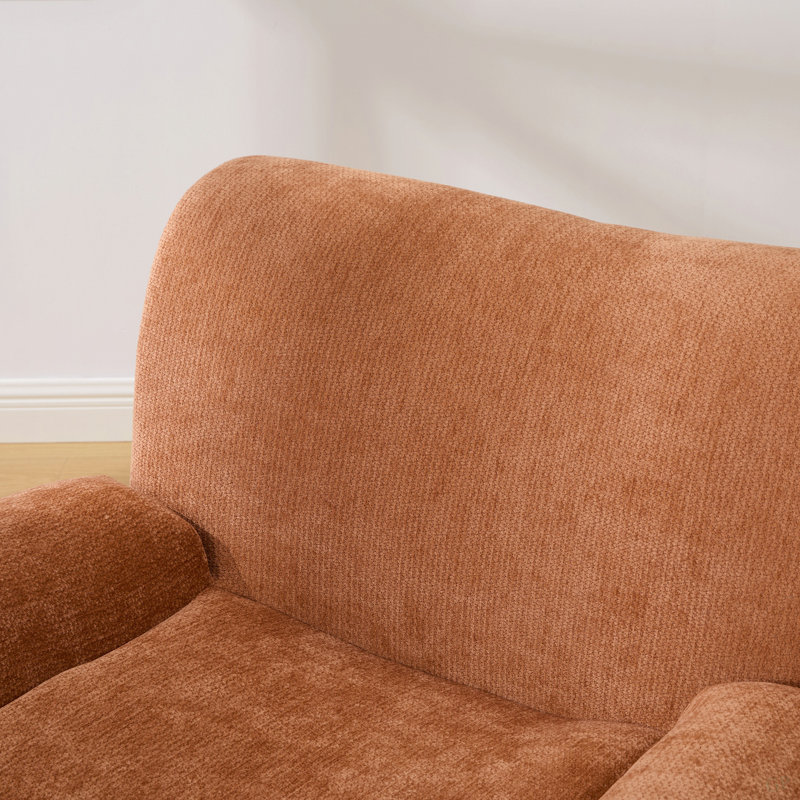 42" Wide Modern Upholstered Oversized Accent Chair, Boneless Single Sofa Chair, Chenille Armchair Comfy Reading Lounge Chair With Deep Seats For Living Room Bedroom Apartment, Dorms