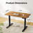 Electric Standing Desk With One-Piece Desktop, Adjustable Height Desk With 4 Memory Presets, Office & Gaming Desk For Home, 2-Package Shipment-295862786-295862788