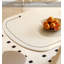 Table de salle à manger blanche rectangulaire en bois massif et en pierre frittée-1809646027