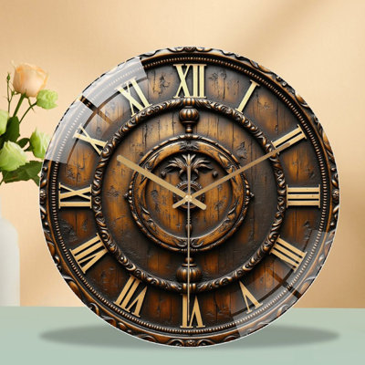Horloge murale rétro vintage 12 po
