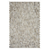 Demeter Cowhide Geometric Area Rug