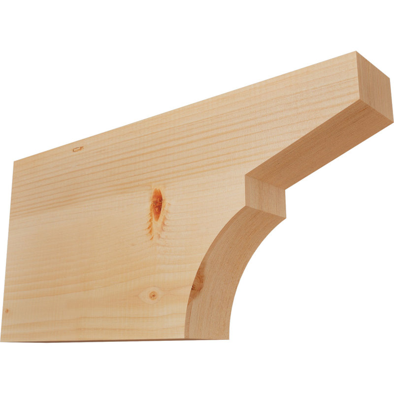 Queue Monterey, Douglas, 12" H x 24" W x 3.5" D