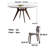 Surprise Silent Wind Rock Table Round Table 8 - Person Four Leg Dining Set