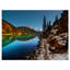 «Blue Clear Lake with Mountains», reproduction de photo sur toile tendue-19242372