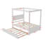 Lit plateforme double à baldaquin-1444730351