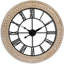 Grande horloge murale en bambou
