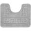 Machine Woven Light Grey Rug