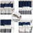  Back Tab Thermal Insulated Blackout Curtains for Bedroom & Living Room, Privacy, Light Blocking, 2 Panels-543880422-543880420