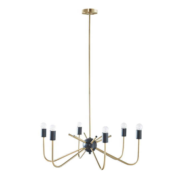 Lustre en métal 6 lumières