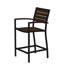 Chaise avec accoudoirs de comptoir POLYWOOD Euro-9705791-9705806