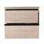 Meuble-lavabo mural 24 po avec 2 tiroirs de rangement à fermeture en douceur et lavabo en céramique blanche - Bva02524plo-G-Bl9060b (W1286s00034 Basin Stylish Furniture-695931370