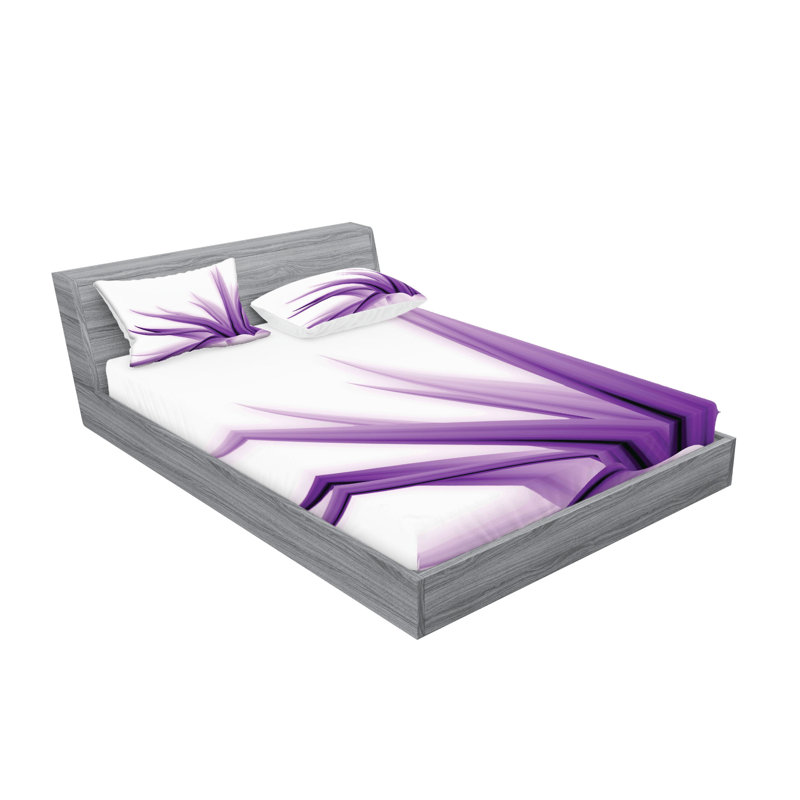 Drap-housse et coussin décoratif Ambesonne, Ensemble de draps pour très grand lit californien