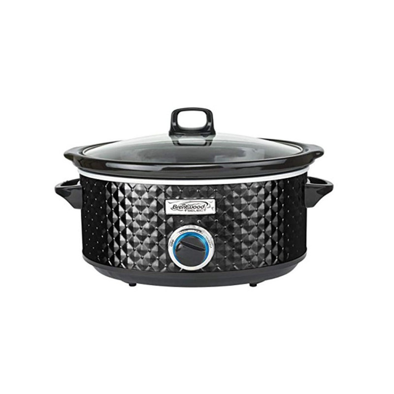 Brentwoo 7 Qt. Slow Cooker, Black