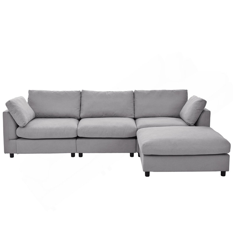Canapé modulaire convertible Upholstery, canapé en L avec méridienne réversible