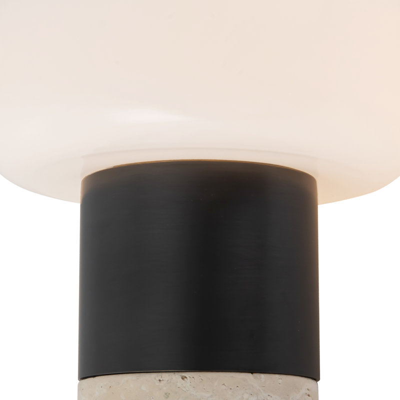 Niko 7-in Urban Bronze Dimmable LED Table Lamp with Opal Matte Glass, Urban Bronze/Matte Opal Glass
