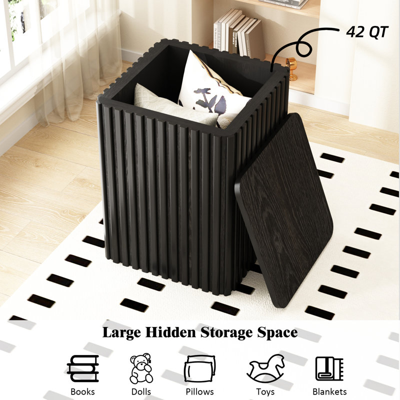 Table de bout 20,5 po, Noir